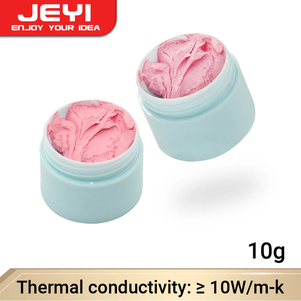 Jeyi-graxa Condutora de Silicone para Resfriamento Composto Térmico para Dissipador de Calor Processador de Interface Cpu Gpu Vga 10w mk 10g
