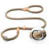 1.5M/1.8M Dog Leash Slip Rope Lead Leash Heavy Duty Braided Rope Adjustable Loop Collar Training Leashes for Medium Large Dogs 5