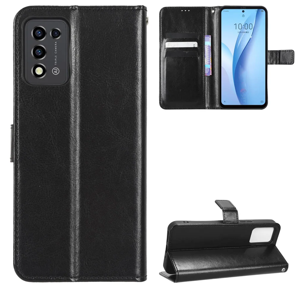 Portafoglio Moda Custodia In Pelle Pu Per Zte Libero 5G Iii Flip Custodia Protettiva Per Telefono Posteriore Porta Slot Per Schede A72 A52 A71 Libero