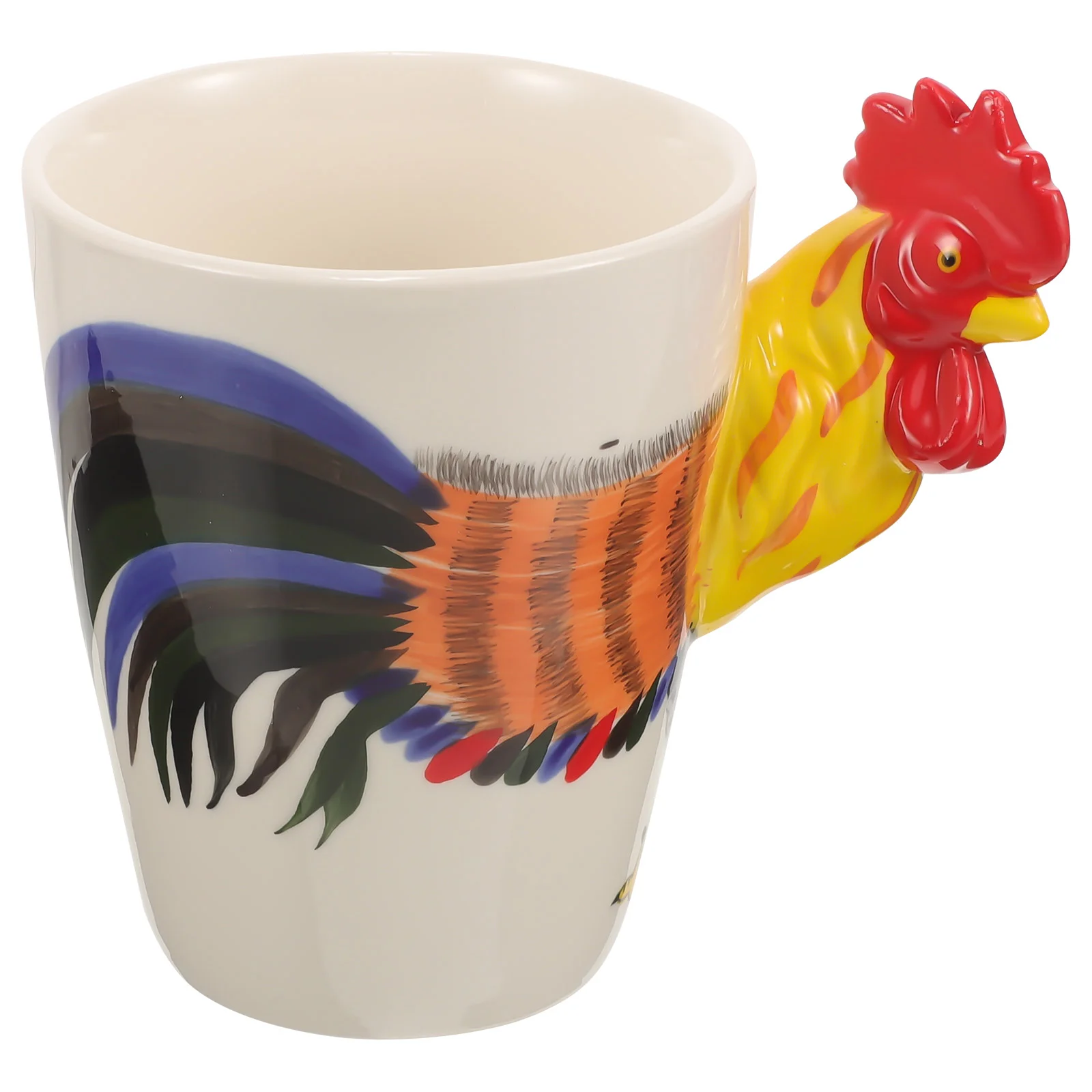 

Rooster Coffee Mug Office Tea Cup Ceramic Water Mugs Animal Easter Party Ceramics Gift