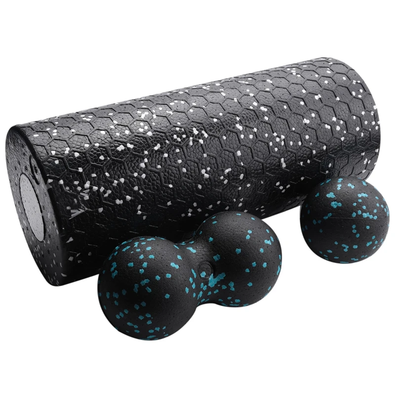 Trigger Point Foam Roller Set High Density Massage Roller Peanut Ball For Neck Back Muscles Deep