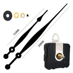 DIY High Torque Quartz Clock Movement with Decorative Long Hands (1set)