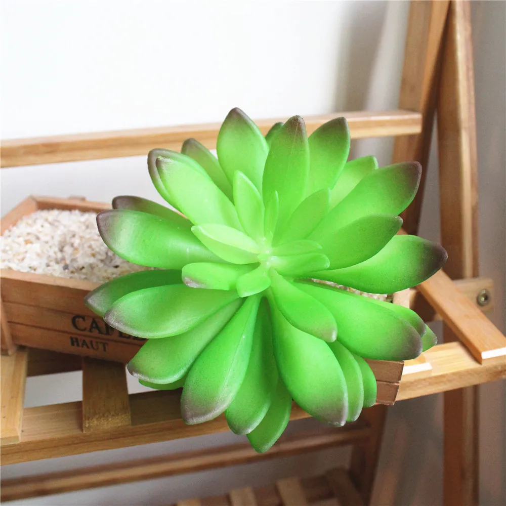 Vibrant Lotus Flower Head Artificial Succulent Decoration