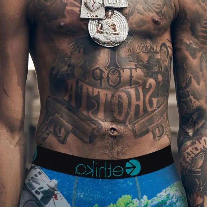 ETHIKA 1Pcs Underwear Boxers Male Panties Lingeries Breathable Men Underpants Boxers Plus Size Fashion Print Man Boxer Briefs 4