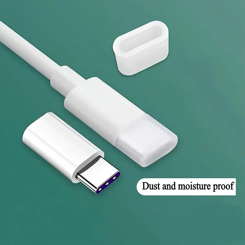 Reusable Clear USB Port Dust Protector Caps (1-20 Pack)