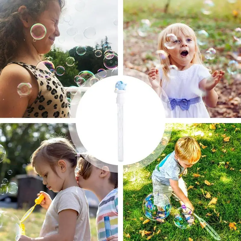 Cartoon Bubble Wand Cartoon Bubble Blowing Toy 14inch Handheld Bubble Maker Bubble Making Stick Bubble Blowing Toy For 3 Boy And 5