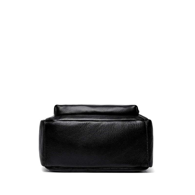 Genuine Leather Women's Backpack Fashion and Elegant Bag Soft Leather Solid Backpack Zipper Comfortable Bag For Ladies Designer 2