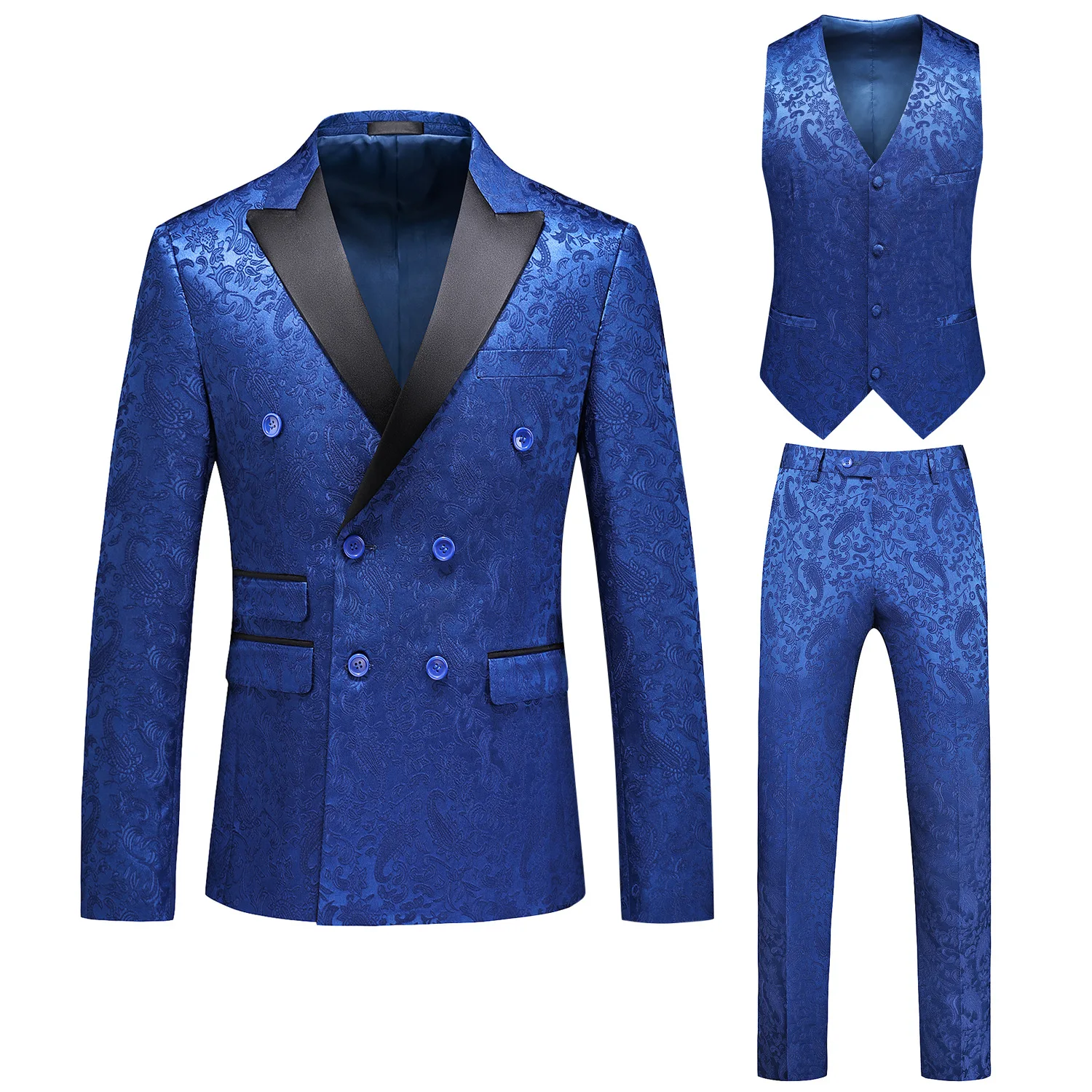 SuitMensBusinessCasualThreepieceSuitSuitKoreanVersionofThe