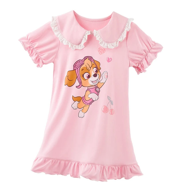 Echtes Paw Patrol Skye Everest Prinzessin Mädchen Kleid Nachthemd Baby  Pyjamas Nachthemd Kinder Hause Kleid Kinder Sommer Nachtwäsche Spielzeug -  AliExpress