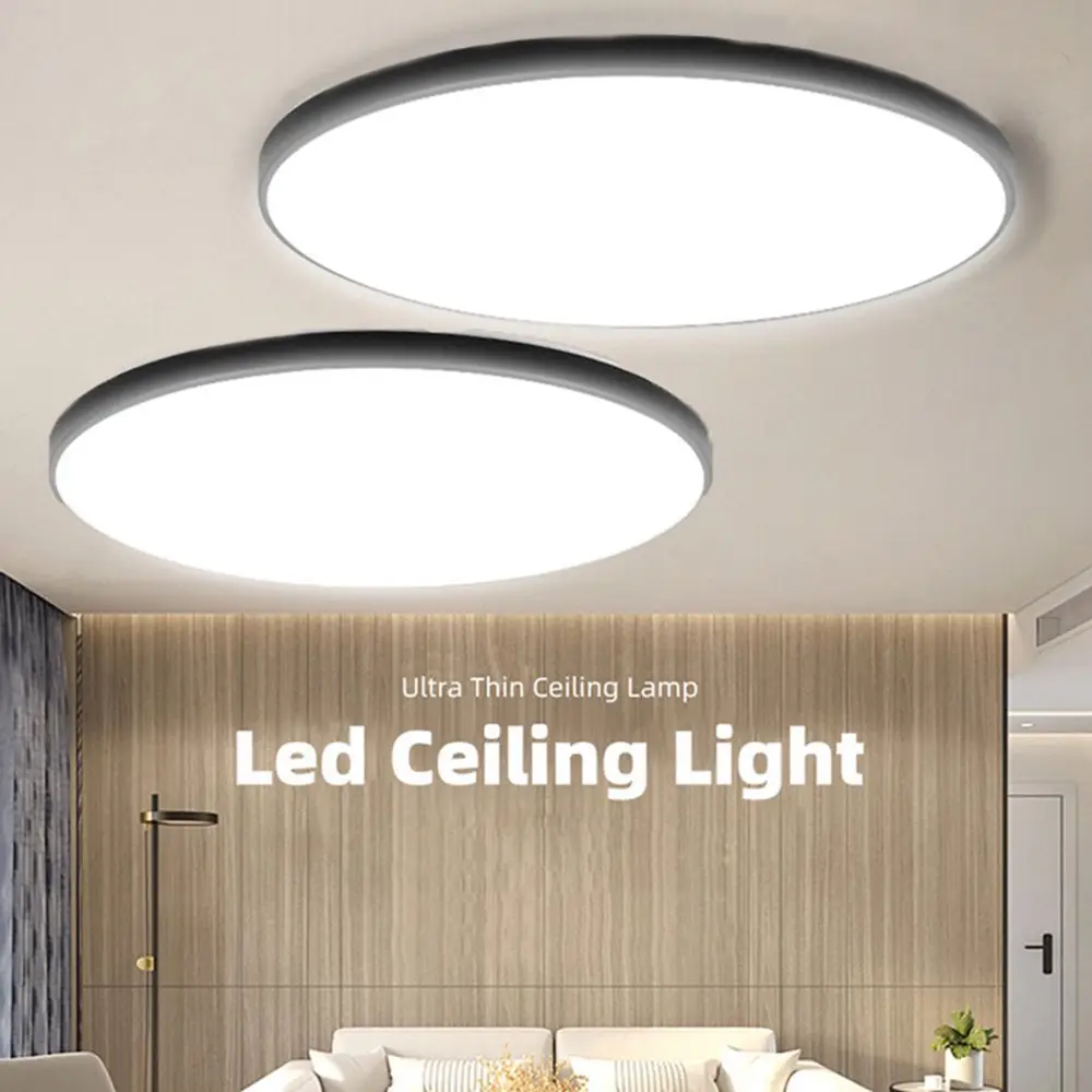 

Bedroom Modern Panel For Living Room 18w 24w 48w Black Ultra Thin Led Ceiling Lamp