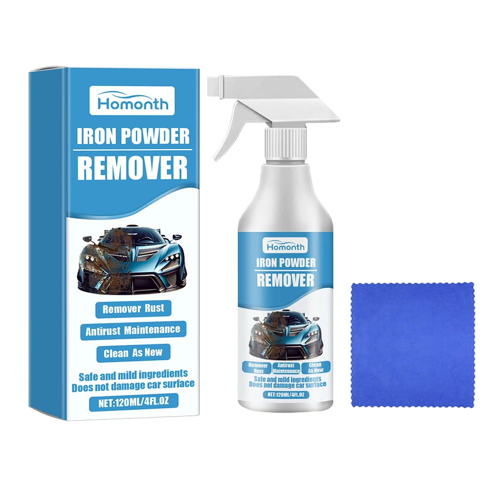 120ml Multi-Purpose Rust Remover Inhibitor Iron Powder Remover Metal Cleaning Rust Spray Iron Maintenance Spray