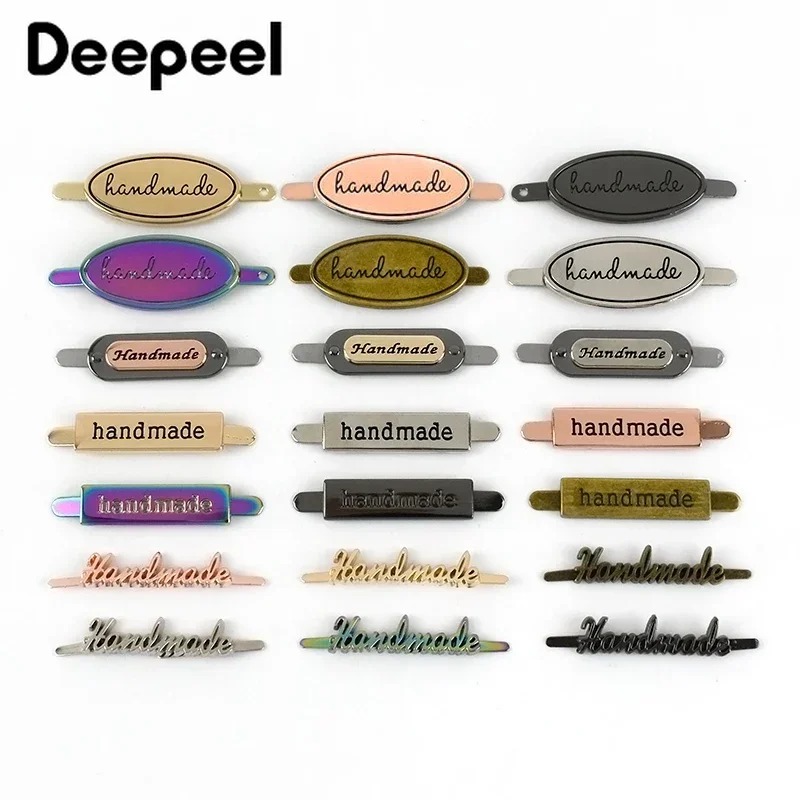 aliexpress.com - 10Pcs Deepeel 35/40mm Handmade Metal Bag Label Handcraft Decorative Tags for Purse Buckles DIY Hardware Sewing Bags Accessories