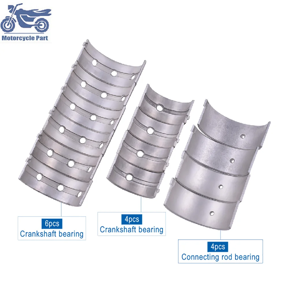 

Motorcycle Connecting Rod & Crankshaft Tile Main Bearing Set STD +25 +50 38mm 25mm 37.75mm 37.50mm For CF MOTO 650 CF650 CF 650