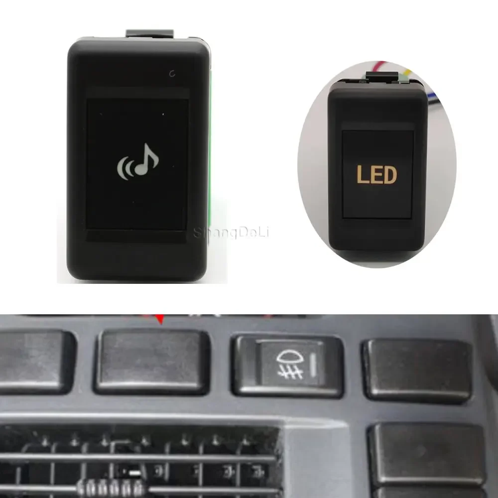 

Использование для Isuzu KV100 700P, автомобильная идентификация, парковочный радар, переключатель, питание от аккумулятора, музыкальная кнопка, противотуманная фара, радар-детектор, переключатель