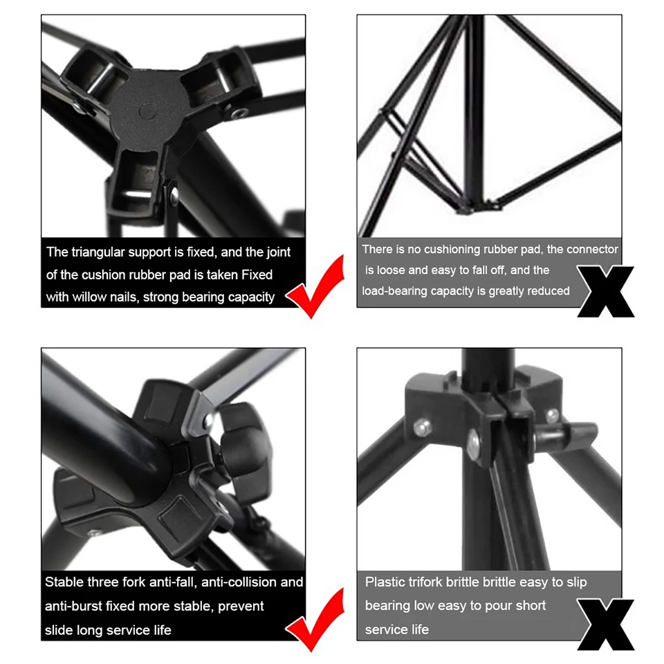 LS-280T Photographic Equipment Light Stand Tripod Aluminum Stand with Air Cushion