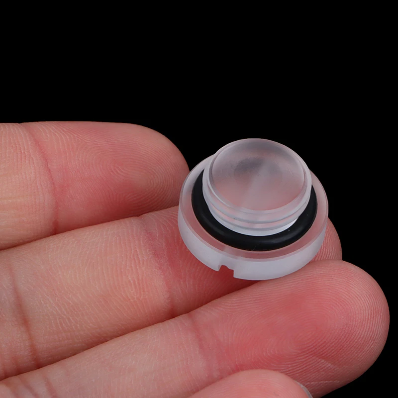 2pcs Frosted G1/4 Water Plug Matte Acrylic Water Stop Lock Seal Button Hand Twisting Cooling Fitting Transparent flat plug water cooling fitting extender fitting