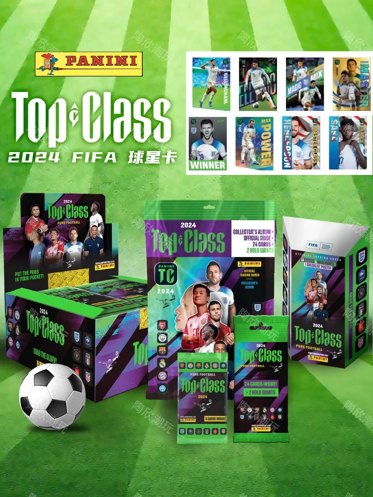 

Panini Cards 2024 NBA Top Class Collection Cards Football Star Kylian Mbappe Limited Class Football Fan Cards Toys Gifts