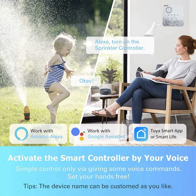 Tuya WIFI Automatic Irrigation Smart Garden Sprinkler Controller Drip Watering Programmer Timer Intelligent Plants Agriculture 4