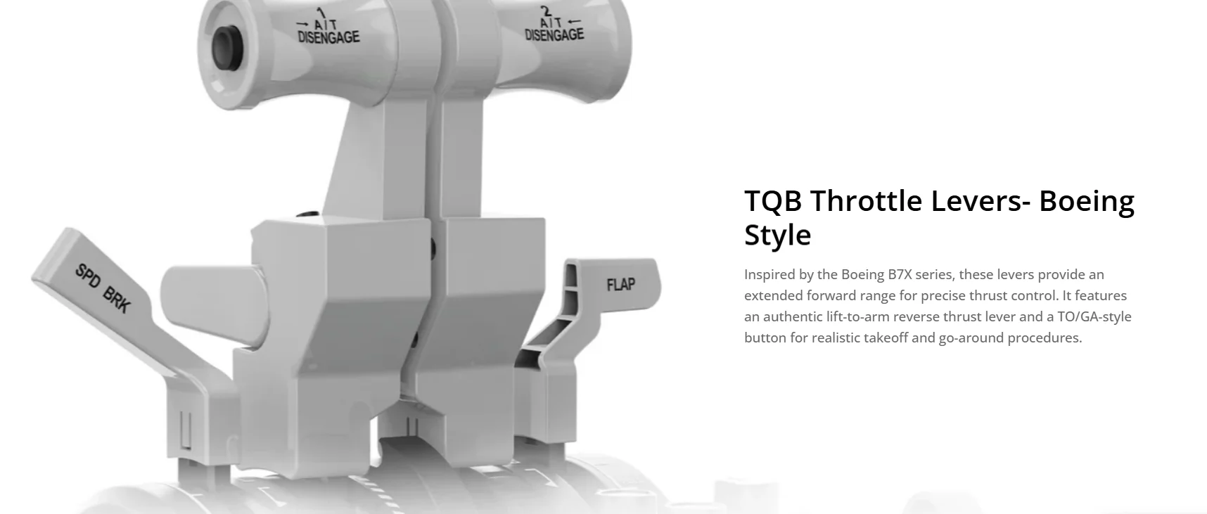 - MTQ Throttle Quadrant | Modular Boeing/Airbus/Fighter Levers with Quad-Axis &