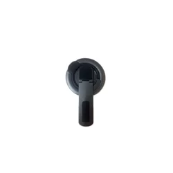 Innovative 360° Rotation Silicone Phone Ring with Pressure - Relief Grip and Kickstand (Black)