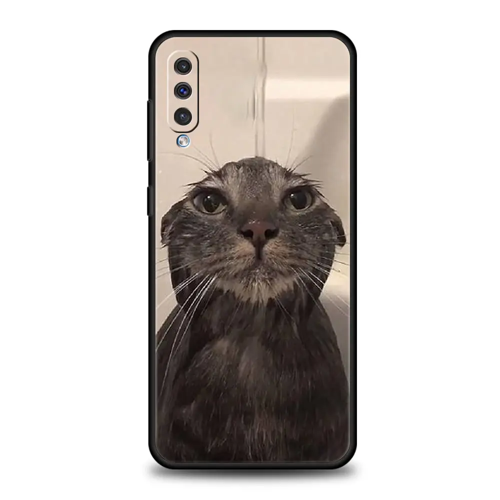 Playful Cat Design Phone Case Cover