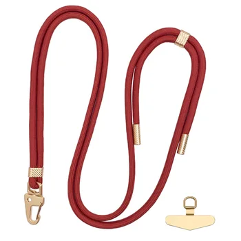 phone suspension rope anti loss rope adjustable and extendable nylon cloth detachable suspension rope Mobile phone lanyard 1