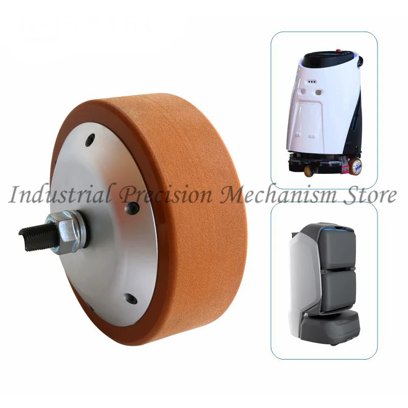 

6.5-inch 500W 10N.m 260RPM single-axis/dual-axis high-torque hub servo motor, AGV robot 48V DC motor with encoder