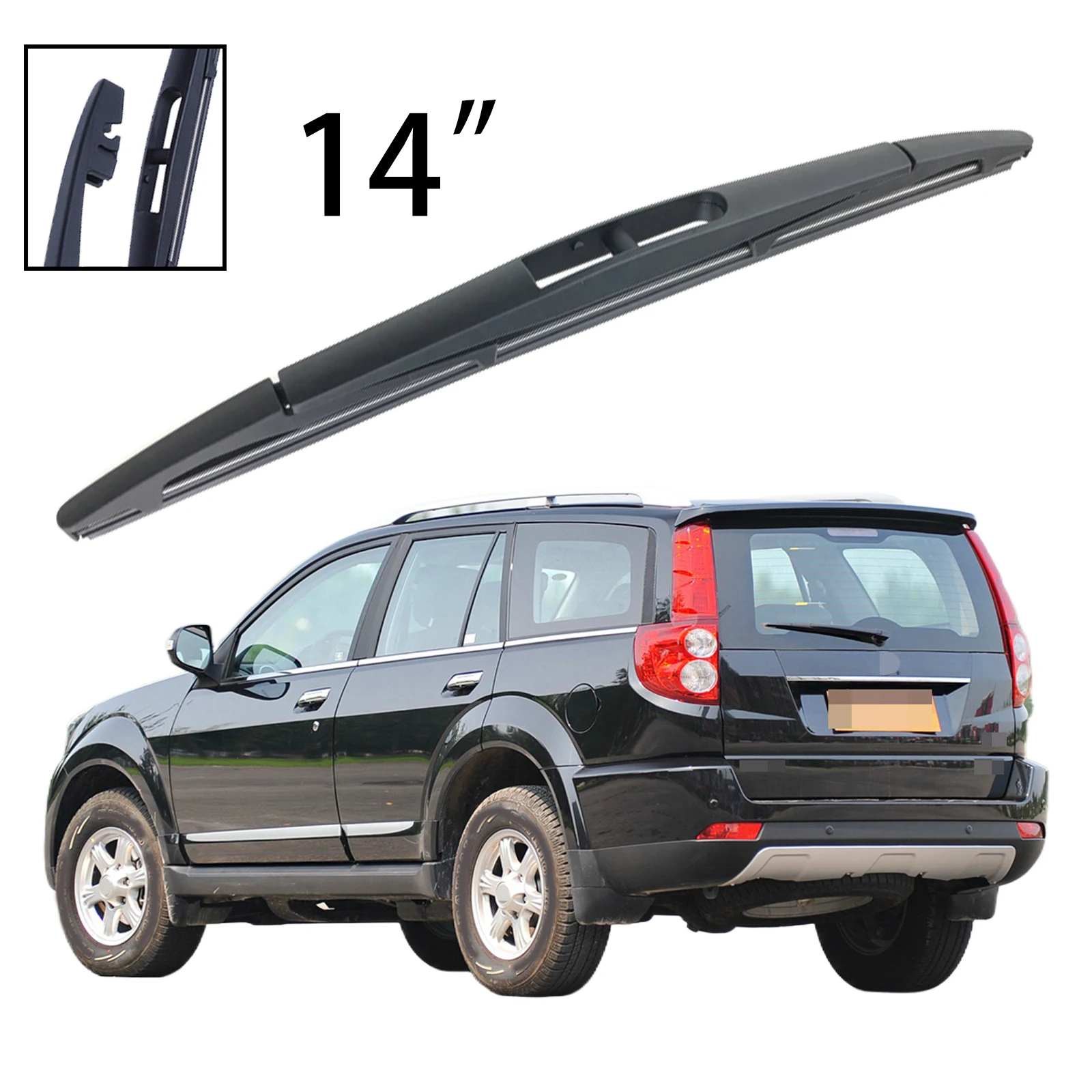 Qualità OEM Tergicristalli for parabrezza auto Tipo U Tergicristalli universali in gomma morbida senza telaio senza staffe 12 14 16 17 18 19 20