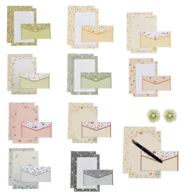 Stationery Paper And Envelope Set Contains Letter Paper And