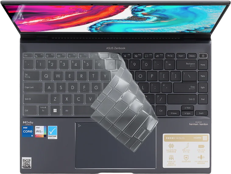 Per Asus Zenbook 14X Oled Ux5400 Ux5400Zf Ux5400Z Ux5401 Ux5401Z Muslimum5401 Um5401Ra Tpu Cover Per Tastiera Per Laptop Skin