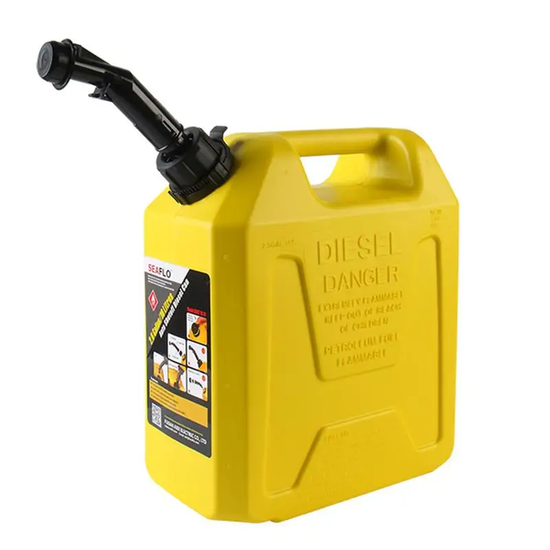 5/10L Fuels Cans Portable Fuel Tank Gasolines Diesel Container For Dirt Bike Cars Trailers Motorcycle Emergency