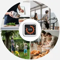 New Rotary Timer Smart Silent Visual Analog Timer For Kids and Adults Optional Alert Hour Meter For Kitchen Indoor Reading Room 3