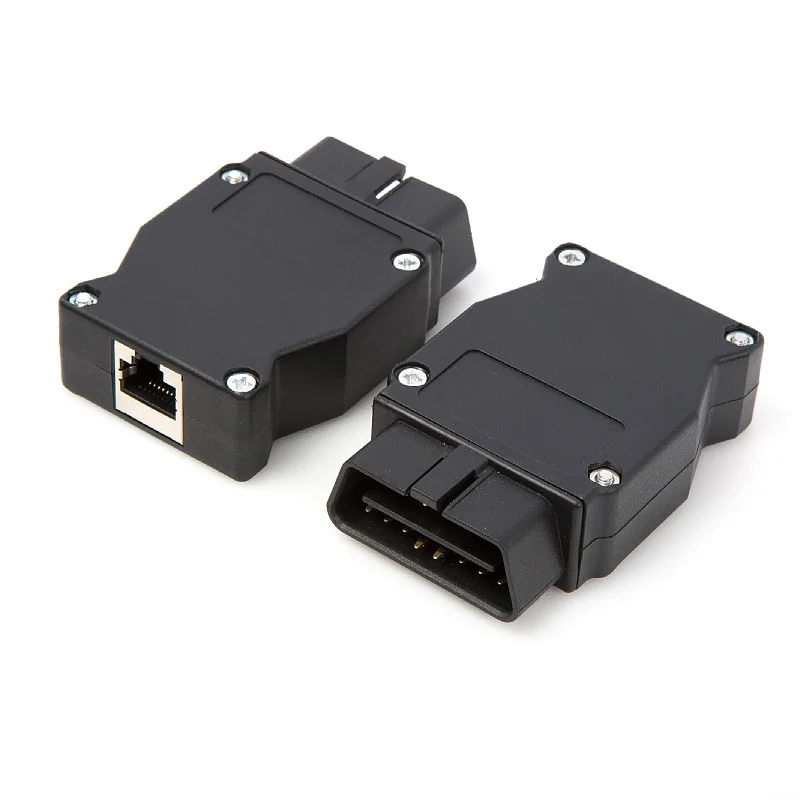 ENET Crystal Head Interface Cable Suitable for BMW Brush Hidden OBD Car Diagnostic Connector Network Extension Adapter Plug