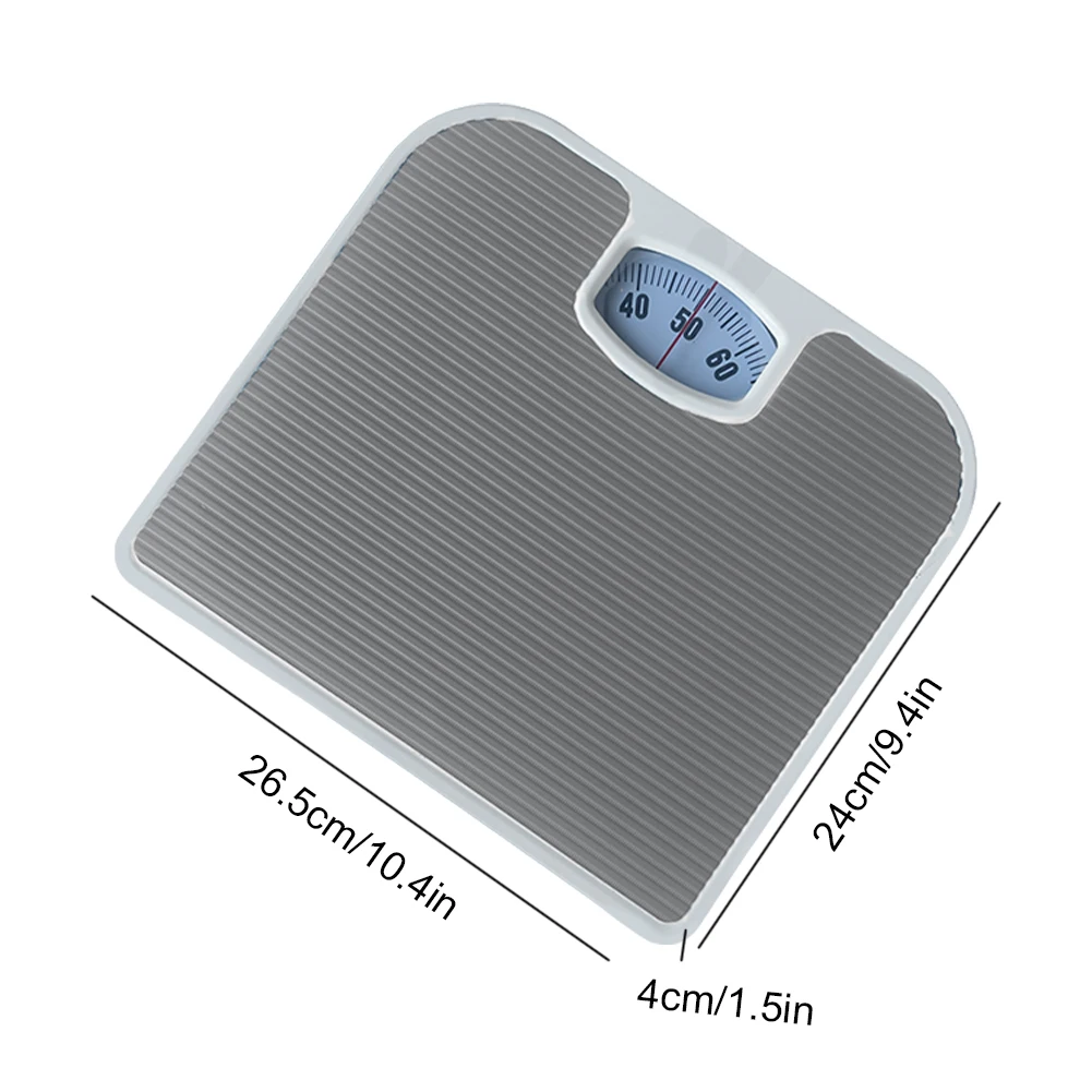 Mechanical Bathroom Scale With Non Slip Pad For Weight Management_voghion.com