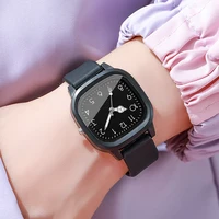 Fashion Square Women Quartz Watch Casual Silicone Band Ladies Wristwatch for Girls Clock Reloj Mujer 4