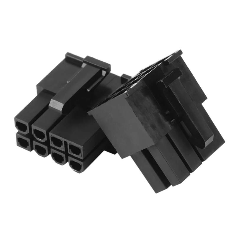 PCI-E Pcie 전원 커넥터, PC 컴퓨터 ATX 그래픽 카드 GPU용 플라스틱 쉘, 검정색, 4.2mm, 8P, 8 핀, 30 개