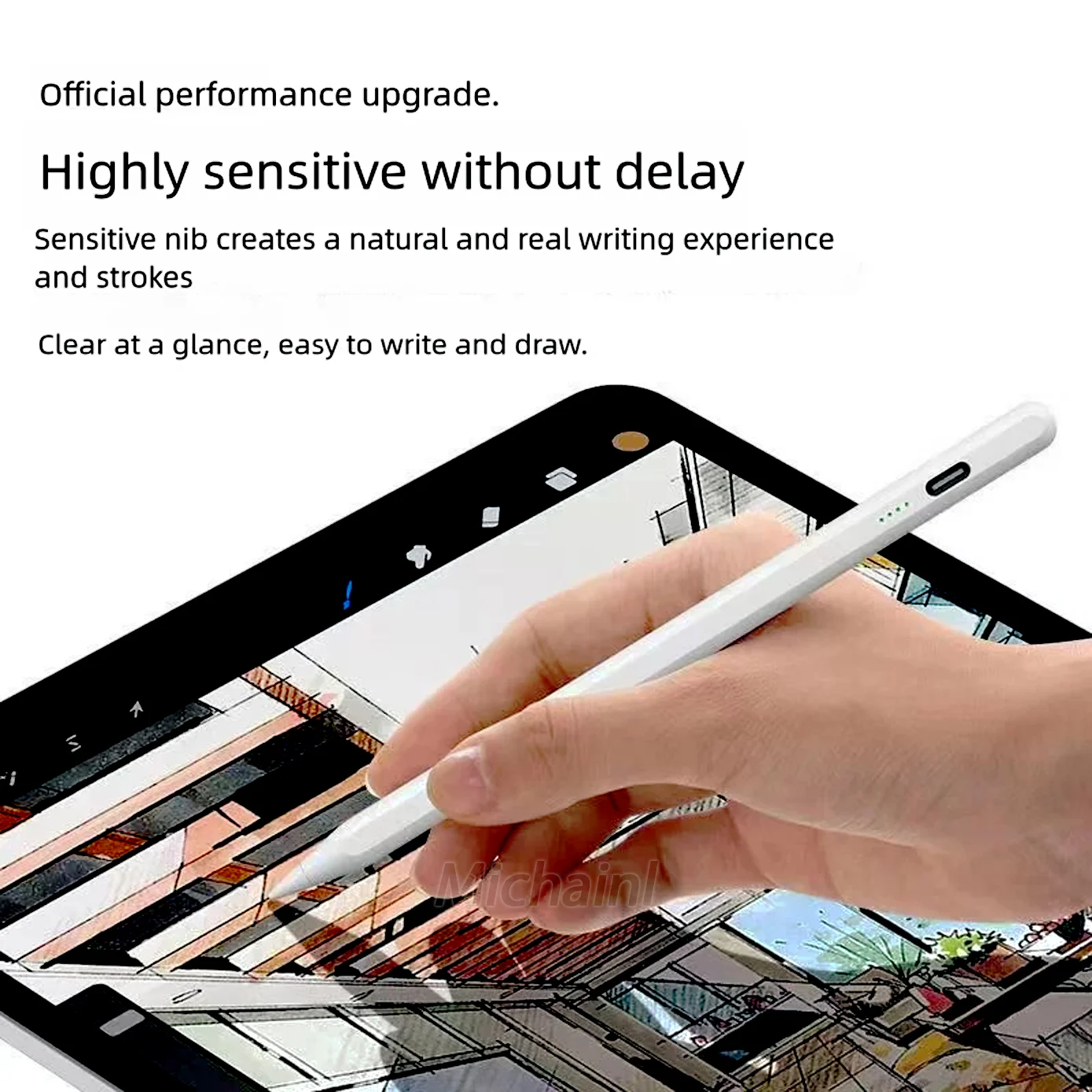Caneta Stylus Universal para Tablet Caneta de Toque do Telefone Móvel Android Ios Windows Ipad Apple Pencil Acessórios - Imagem 4