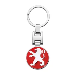 Elegant Metal Car Logo Keychain Keyring Accessory (1Pcs Red)