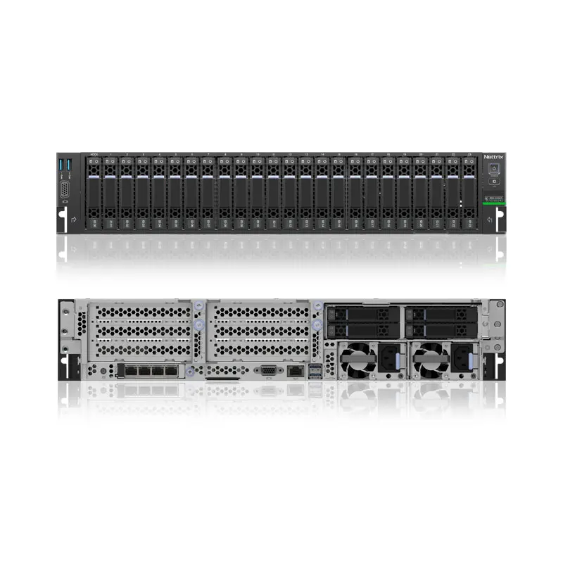 Chinese brand Nettrix server model R620 G40 Two Intel 4314 Four 16GB memory modules One 2TB hard drive Two 800W power modules