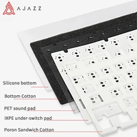 Ajazz Ak820 Mechanical Keyboard Wired USB 75% White Light Gasket Full Key Hot Swap Esports Gaming Keyboard Custom for Pc Laptop - Image 3