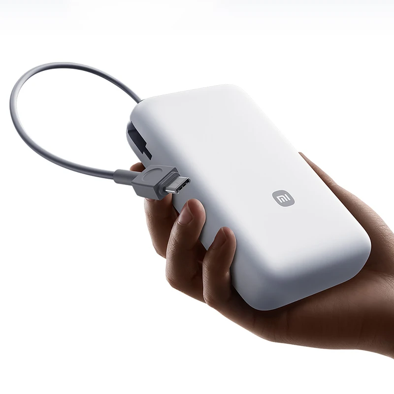 Xiaomi Built-in Cable Power Bank 20000mAh 22.5W PB2020MI USB-C Two way Fast Charging Portable Powerbank For iPhone 15 16 Xiaomi 2