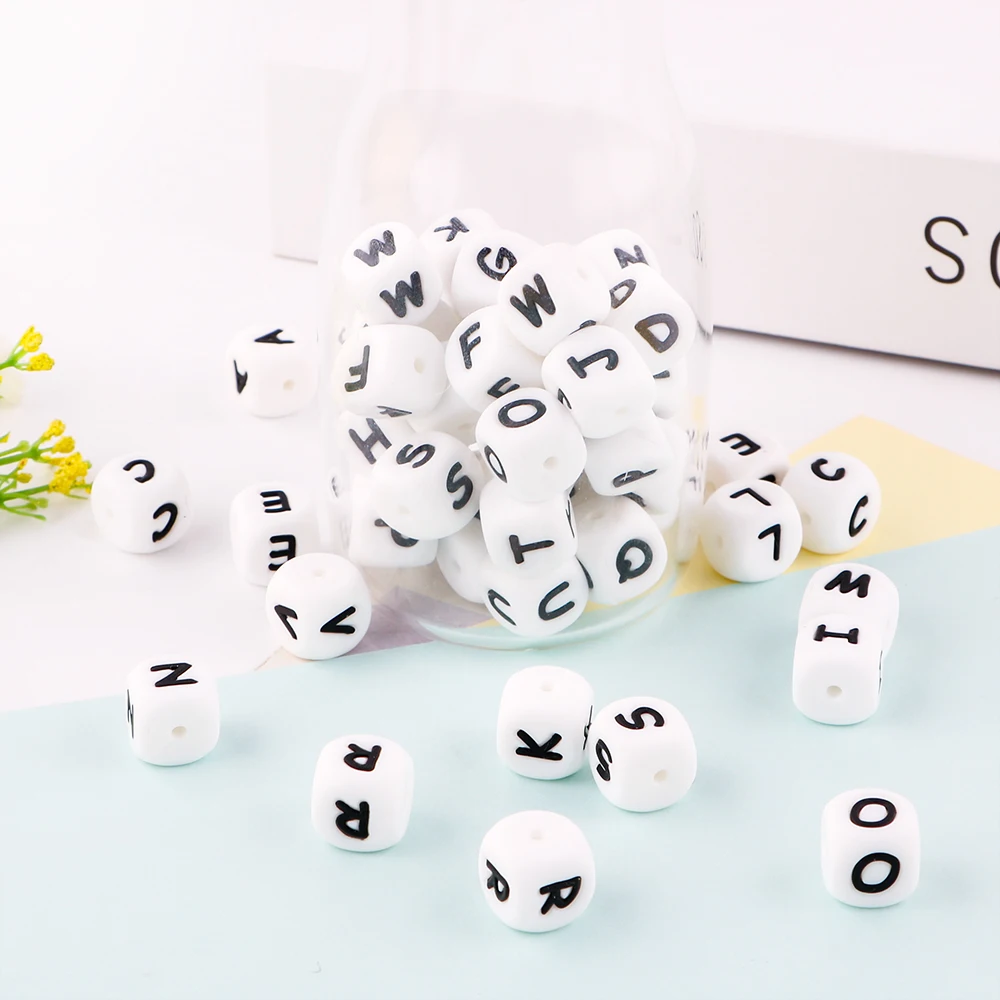 Silicon Beads 10Pcs 12MM Silicone Round Loose Food Grade for DIY Bracelet Necklace Pacifier Chain