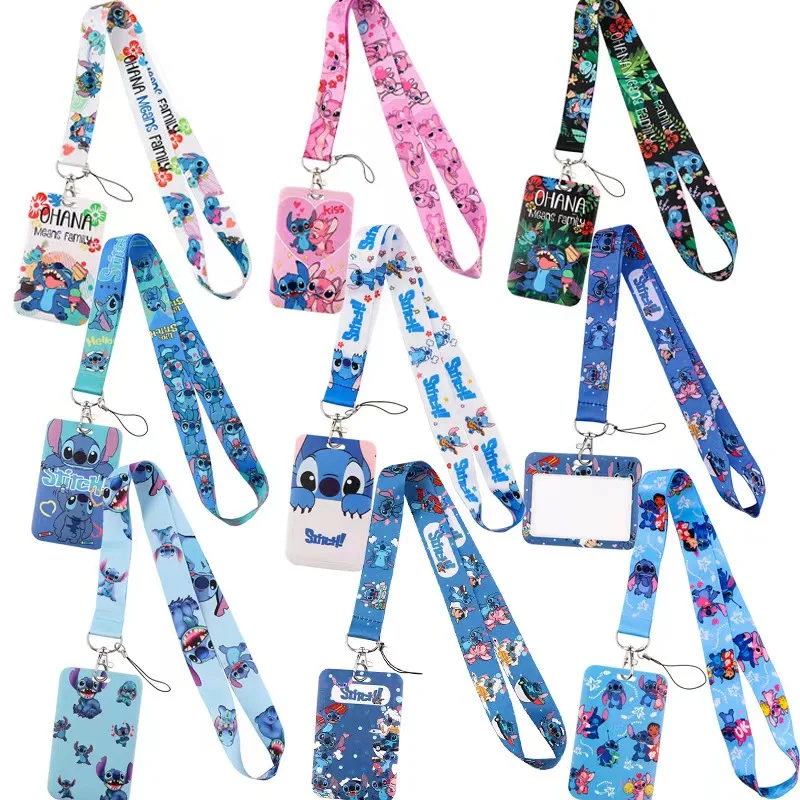 Key Chains Cute Couples Lanyard For Keys Chain Credit Card Cover Pass Mobile Phone Charm Straps ID Badge Holder