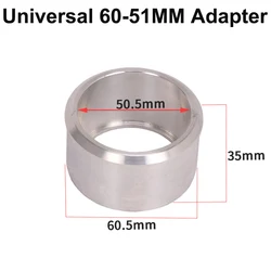 Universal Motorcycle Exhaust Adapter Link Pipe Reducer (60 - 51MM)