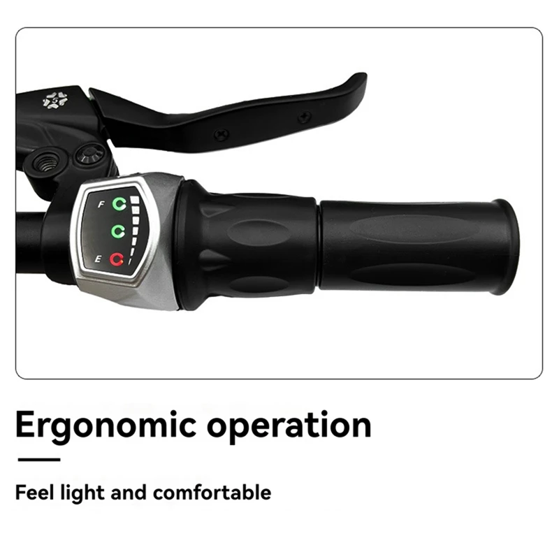 RTSHE-118DX Half Handlebar Accelerator SM Plug Left/Right Handle For E-Bike Half Twist Throttle Electric Scooter Bike
