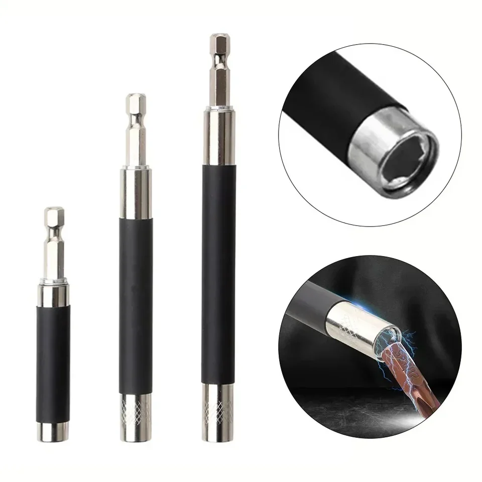 Drill Bit Holder Quick Change 4 Pack Drill Bit Extension Magnetic ...