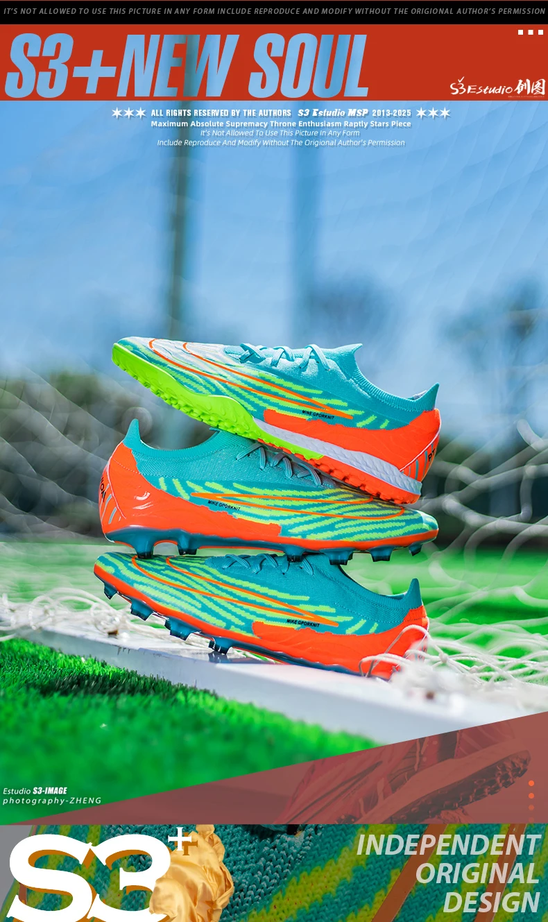 Description Picture 3 of itemMen Football Shoes Society Soccer Shoes Sports Original Cleats Students Training Unisex Professional Boy Football Field Boots