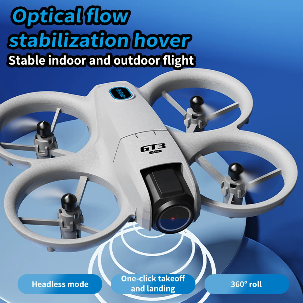 Vue rapprochée de la caméra 5G du Drone Professionnel GT3 MAX 8K HD GPS, montrant son objectif