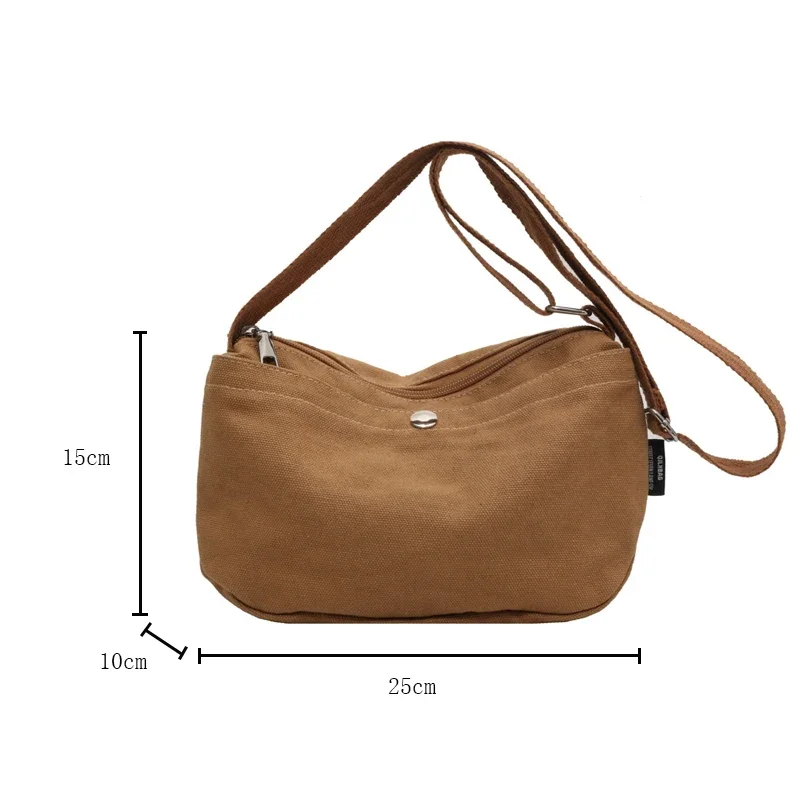 2026 Small Canvas Women's Black Shoulder Cross Bag Female Messenger Bag Y2K Eco Korean Shopper Student Handbags Side Bag Book