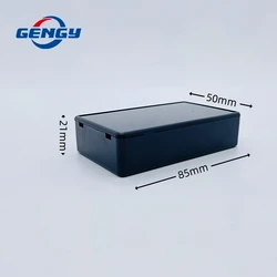 Electronics DIY Plastic Project Box Enclosure without Screws (85x50x21mm Black)